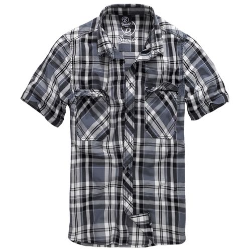 Brandit Košile Roadstar Shirt 1/2 černá | antracitová 3XL