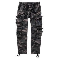 Brandit Kalhoty Pure Slim Fit Trouser darkcamo S