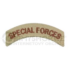 Nášivka: SPECIAL FORCES - oblouček béžová | hnědá