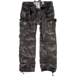 Surplus Kalhoty Premium Vintage blackcamo M