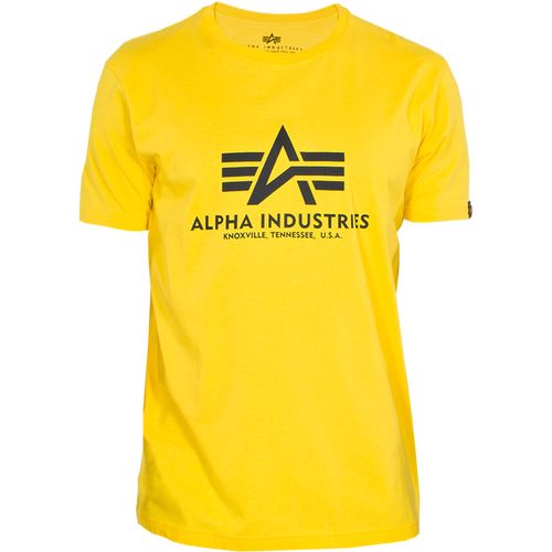 Alpha Industries Tričko  Basic T-Shirt empire yellow XS