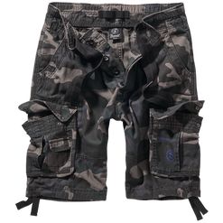 Brandit Kalhoty krátké Pure Vintage Shorts darkcamo XXL