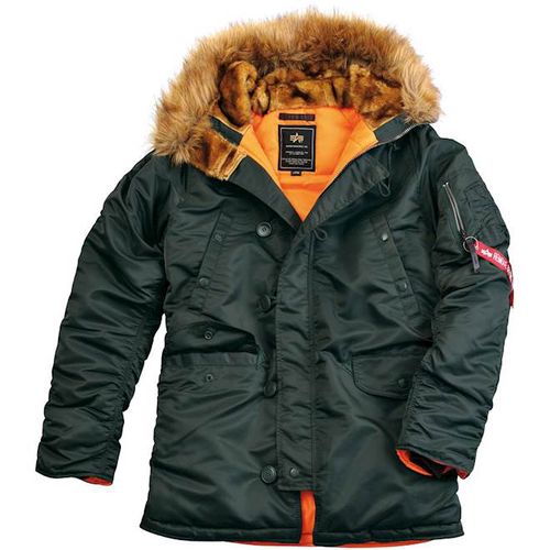 Alpha Industries Bunda  N3B VF 59 petrolejová modrá S