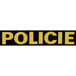 Nášivka: POLICIE [velká] černá | žlutá