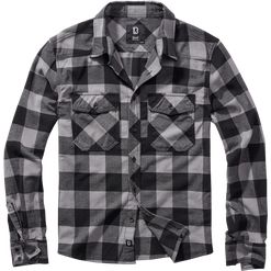 Brandit Košile Check Shirt černá | antracitová 4XL