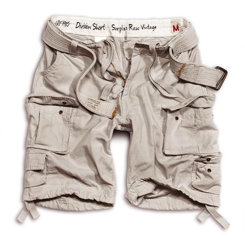 Surplus Kalhoty krátké Division Shorts bílé oprané 5XL