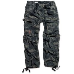 Surplus Kalhoty Airborne Vintage blackcamo L