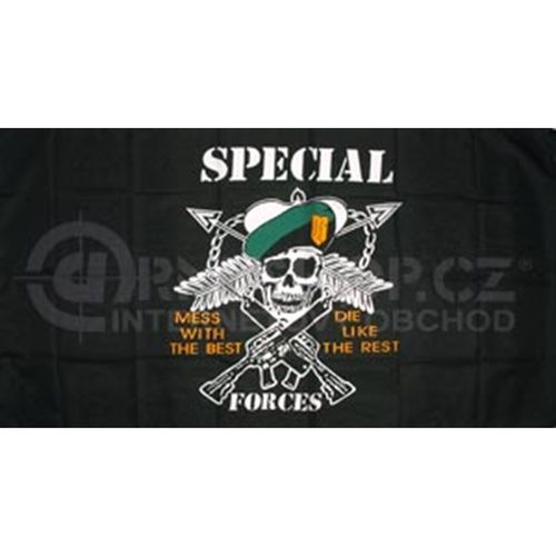 Vlajka: s motivem SPECIAL FORCES