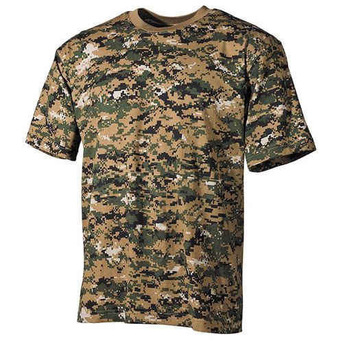 Tričko US T-Shirt woodland digital XL