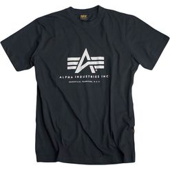 Alpha Industries Tričko  Basic T-Shirt černé 4XL