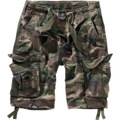 Brandit Kalhoty krátké Pure Vintage Shorts woodland L