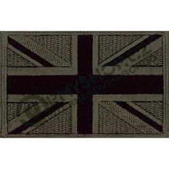 Nášivka: Vlajka Velká Británie olivová | černá