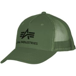 Alpha Industries Čepice Baseball Basic Trucker Cap zelená tmavě