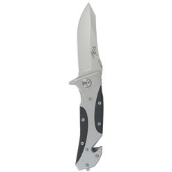 Nůž zavírací s řezacím a úderným nástrojem 45881 stříbřito-černý