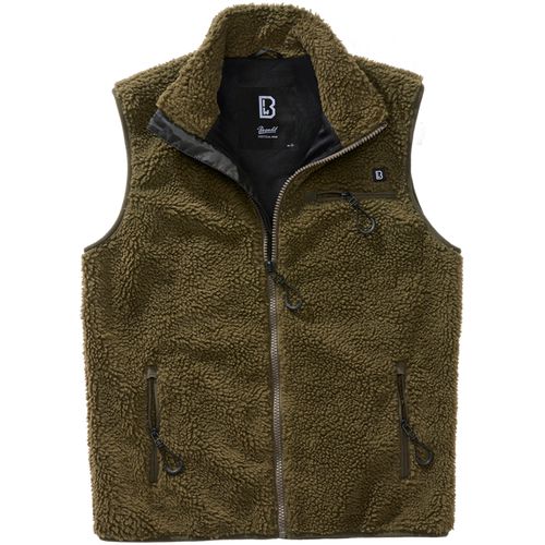 Brandit Vesta Teddyfleece Vest Men olivová S