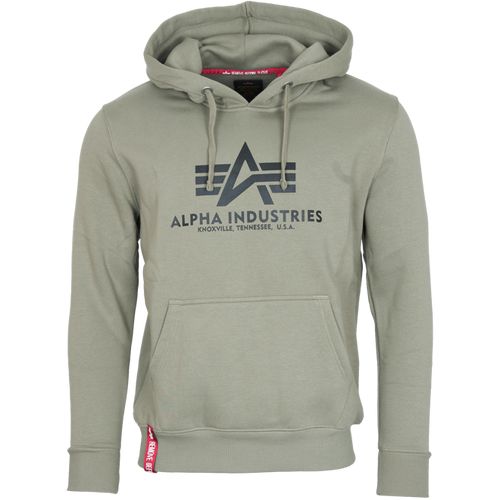 Alpha Industries Mikina  Basic Hoody olivová XL