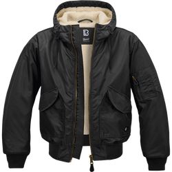 Brandit Bunda CWU Jacket hooded černá XL