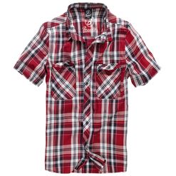 Brandit Košile Roadstar Shirt 1/2 červená 5XL
