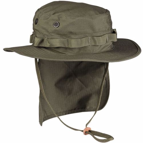Klobouk Boonie Hat s krytím týla olivový XL