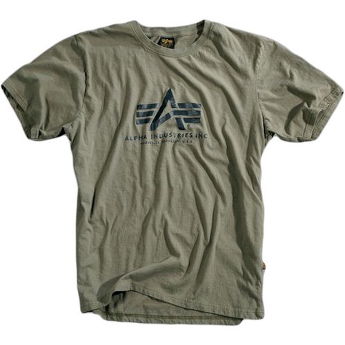 Alpha Industries Tričko  Basic T-Shirt olivové 5XL