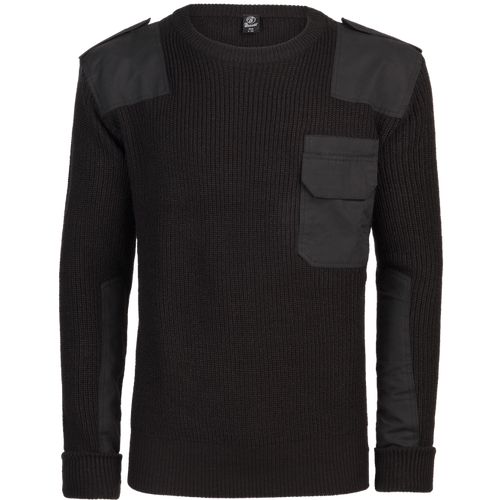 Brandit Pulovr BW Pullover černý M [48/50]