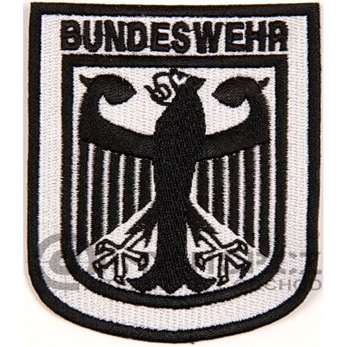 Nášivka: BW (Bundeswehr) [vyšívaná] bílá | černá