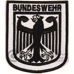 Nášivka: BW (Bundeswehr) [vyšívaná] bílá | černá