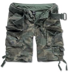 Brandit Kalhoty krátké Savage Vintage Shorts woodland XL