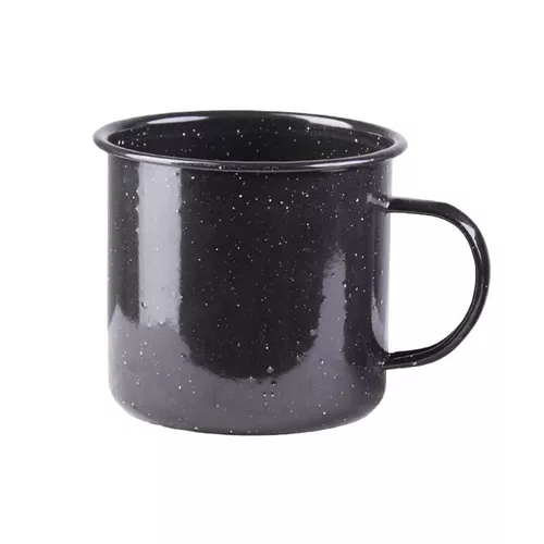 MIL-TEC hrnek WESTERN smaltovaný 680 ml ČERNÝ