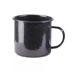 MIL-TEC hrnek WESTERN smaltovaný 680 ml ČERNÝ