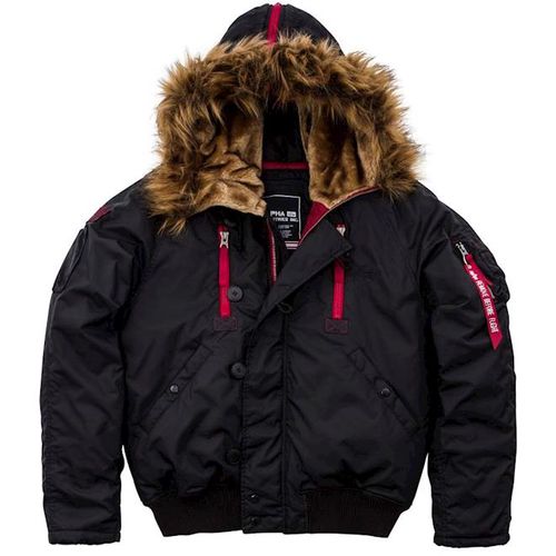 Alpha Industries Bunda  PPS N2B černá | červená M