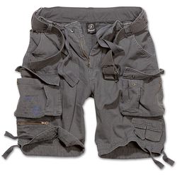 Brandit Kalhoty krátké Savage Vintage Shorts antracitové L