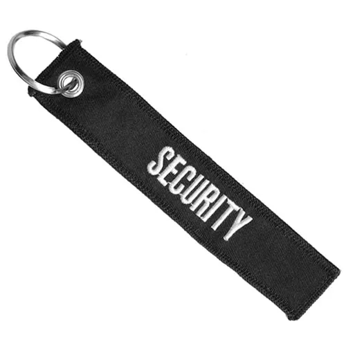 MIL-TEC klíčenka 'SECURITY' ČERNÁ