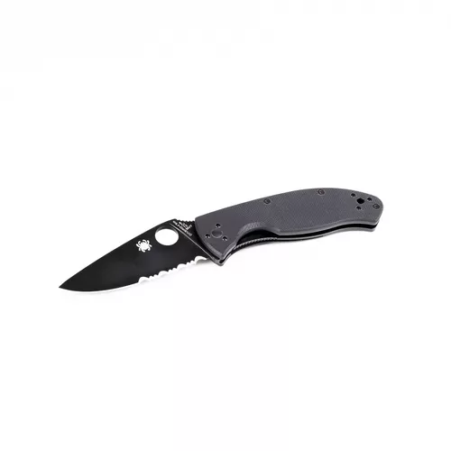 Nůž zavírací SPYDERCO TENACIOUS kombi ČERNÝ