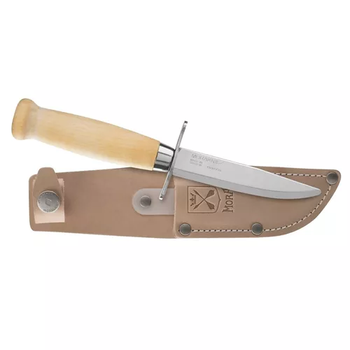 MORA of Sweden nůž SCOUT 39 SAFE dětský DŘEVO