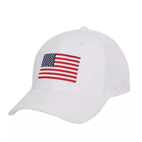 ROTHCO čepice baseball s barevnou US vlajkou BÍLÁ