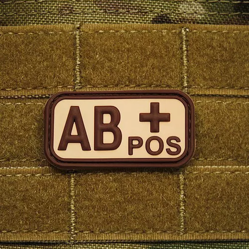 JACKETS TO GO nášivka KREV AB POS plast DESERT