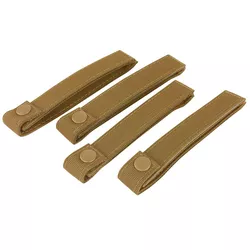 CONDOR OUTDOOR poutka pro upevnění výstroje MODULAR 15cm/4ks COYOTE