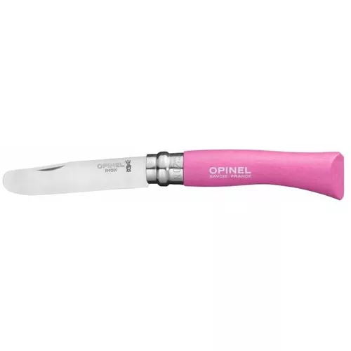 Nůž OPINEL dětský VRI INOX No.07 HABR RŮŽOVÝ