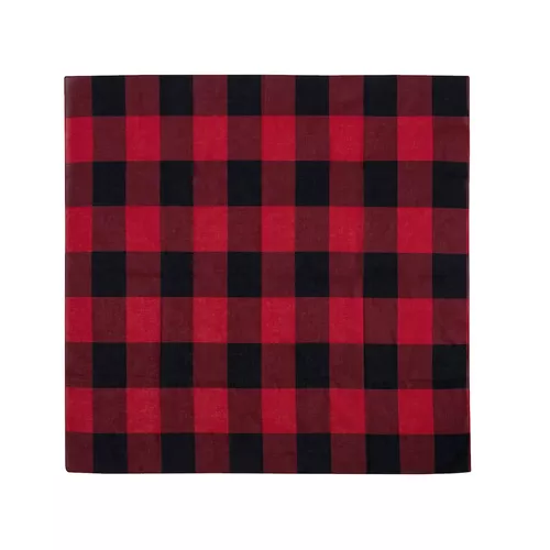 ROTHCO šátek JUMBO kostkovaný PLAID velký ČERVENO-ČERNÝ