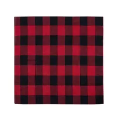 ROTHCO šátek JUMBO kostkovaný PLAID velký ČERVENO-ČERNÝ