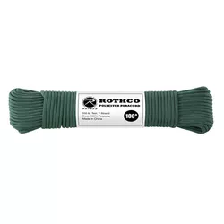 ROTHCO šňůra PARACORD polyester 550LB ø 4 mm / 30 m TMAVĚ ZELENÁ