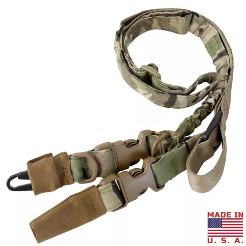 CONDOR OUTDOOR popruh zbraňový STRYKE jedno/dvoubodový MULTICAM