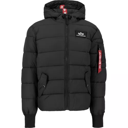 Bunda Alpha Hooded Puffer FD černá