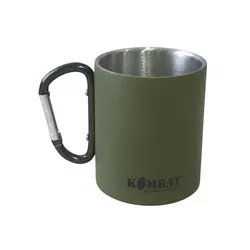 KOMBAT hrnek CARABINER dvoustěnný ZELENÝ