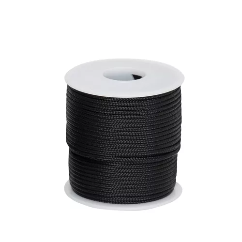 ROTHCO šňůra MICRO CORD nylon 95LB na cívce ø 1,5 mm / 30 m ČERNÁ