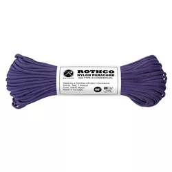 ROTHCO šňůra PARACORD nylon 550LB ø 4 mm / 30 m FIALOVÁ