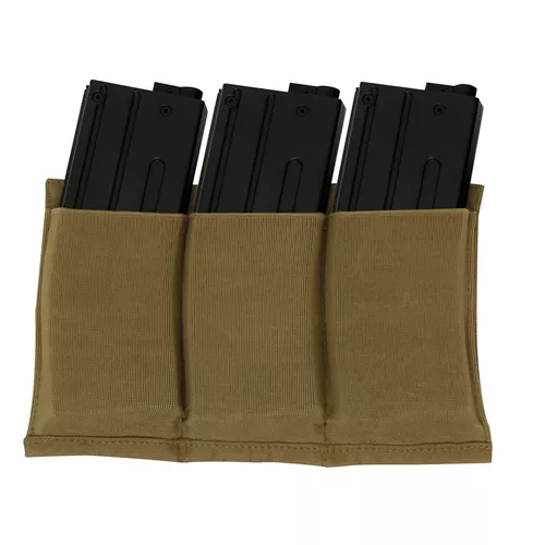 ROTHCO sumka na 3 zásobníky MOLLE elastická otevřená COYOTE