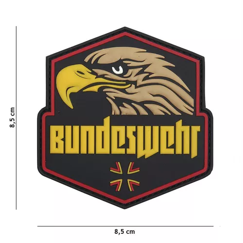 101INC nášivka BUNDESWEHR plastová velcro BAREVNÁ