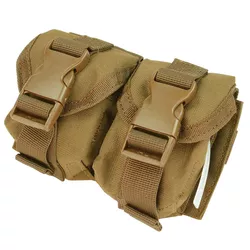 CONDOR OUTDOOR sumka MOLLE na dva granáty COYOTE BROWN